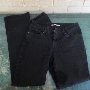 Levi vintage 715 black bootcut jeans
